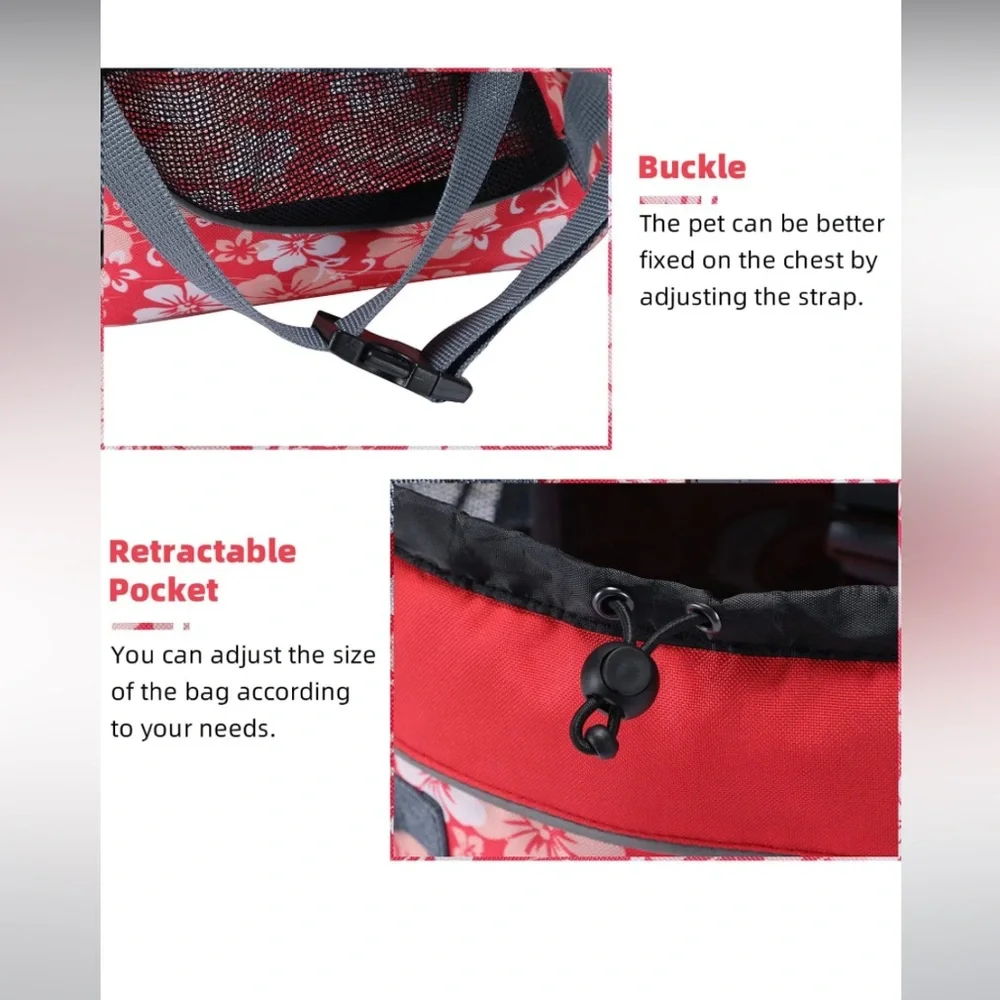Hibiscus Pet Carrier Backpack